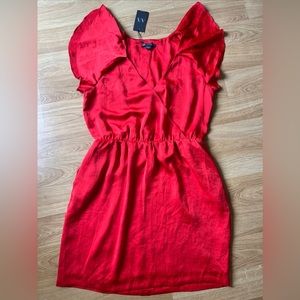 Armani Exchange red wrap dress size 14 NWT